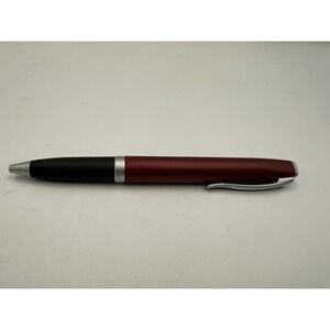 Sheaffer 300 Ballpoint Pen Burgundy Matte Finish Black Grip Chrome Trim